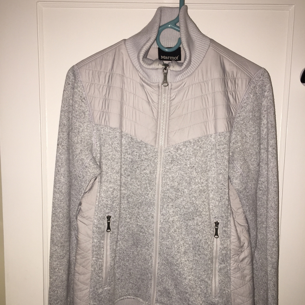 Marmot Grey Platinum Tech Sweater (Worn Twice!)